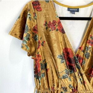 Modcloth Timeless Embrace Velvet Midi Dress L